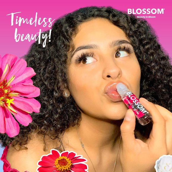 Only One Lip Gloss You Needed, Infused with Real Flowers pack of 4 - Picture 2 of 3
